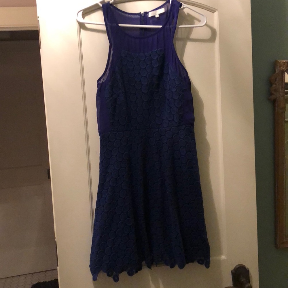 Bluish purple dress